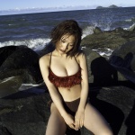 bikini cleavage ns_eyes_226 ocean sagara_noriko side-tie_bikini swimsuit rating:Safe score:0 user:nil!