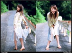 anzu_evolution anzu_sayuri blouse skirt skirt_lift rating:Safe score:0 user:nil!
