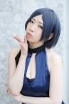 blue_hair cleavage cosplay dress hana_(ii) hayami_kanade idolmaster idolmaster_cinderella_girls rating:Safe score:0 user:nil!