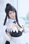 cleavage cosplay dress elbow_gloves gloves mamu ponytail tagme_character tagme_series rating:Safe score:0 user:nil!