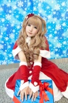 blonde_hair cosplay detached_gloves hairbow original santa_costume sara_(ii) rating:Safe score:0 user:pixymisa