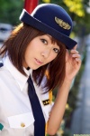 blouse dgc_0906 police_hat police_uniform policewoman shimizu_yuko tie rating:Safe score:0 user:nil!