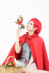basket cape cosplay flowers ibara pleated_skirt plushie red_hair ruiko school_uniform skirt zone-00 rating:Safe score:1 user:pixymisa