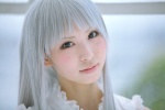 ano_hi_mita_hana_no_namae_wo_bokutachi_wa_mada_shiranai cosplay dress honma_meiko rinami silver_hair rating:Safe score:0 user:nil!