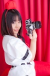 blouse camera cosplay miniskirt nagumo_tsubasa shameimaru_aya skirt tokin_hat touhou rating:Safe score:1 user:nil!
