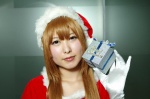 elbow_gloves gloves narihara_riku santa_costume stocking_cap rating:Questionable score:0 user:pixymisa