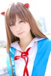 asakura_mikoto blouse cosplay hair_pods neon_genesis_evangelion sailor_uniform school_uniform soryu_asuka_langley rating:Safe score:1 user:nil!