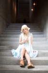 blonde_hair chii_(chobits) chobits cosplay dress hazuki_minami pantyhose rating:Safe score:1 user:nil!