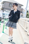 akitsu_honoka blouse cardigan coat hat miniskirt skirt socks tie rating:Safe score:0 user:pixymisa