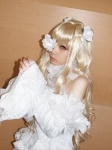 blonde_hair cosplay dress eyepatch flowers houtou_singi kirakishou rozen_maiden ruffles rating:Safe score:0 user:nil!