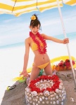 beach bikini komatsu_ayaka lei side-tie_bikini swimsuit ys_web_175 rating:Safe score:0 user:nil!