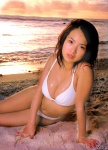 beach bikini cleavage ocean ooshiro_miwa swimsuit tagme_photo_set watermark wet rating:Safe score:0 user:nil!