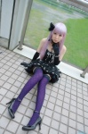 choker cosplay dress elbow_gloves gloves hairbow pantyhose purple_hair rue tagme_character tagme_series thighhighs zettai_ryouiki rating:Safe score:2 user:nil!