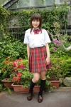 blouse costume kneesocks miniskirt plaid pleated_skirt school_uniform skirt taki_arisa ys_web-special_class_b_high_school_girls rating:Safe score:0 user:nil!