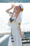 aria aria_pokoteng beret cosplay dress ibara mizunashi_akari pink_hair undine rating:Safe score:0 user:nil!