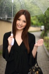 aoyama_rio blouse cleavage rain umbrella rating:Safe score:1 user:nil!