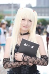 amane_misa blonde_hair choker cosplay death_note detached_sleeves dress karen_(ii) twintails rating:Safe score:0 user:nil!
