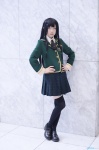black_legwear blazer blouse boku_wa_tomodachi_ga_sukunai cosplay mikazuki_yozora pleated_skirt school_uniform skirt thighhighs you_(ii) zettai_ryouiki rating:Safe score:0 user:nil!