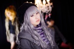 cosplay hat idolmaster shijou_takane silver_hair surai sweater turtleneck rating:Safe score:0 user:pixymisa