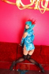 aqua_hair ass black_legwear cosplay detached_sleeves hatsune_miku headset necoco project_necoco-f qipao thighhighs twintails vocaloid zettai_ryouiki rating:Safe score:4 user:nil!