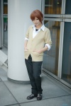 blouse cardigan cosplay crossplay gingamu original school_uniform trousers tshirt rating:Safe score:1 user:nil!
