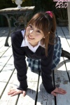 blouse cardigan pleated_skirt ponytail school_uniform skirt socks suzukawa_kei rating:Safe score:0 user:nil!