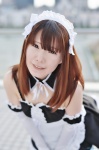 apron cosplay dress elbow_gloves gloves hairband kore_ga_watashi_no_goshujin-sama kurauchi_anna maid maid_uniform myumyu rating:Safe score:0 user:nil!
