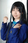 akiyama_mio aya blazer blouse cosplay instrument_case k-on! school_uniform rating:Safe score:0 user:nil!