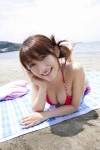 beach bikini cleavage hara_mikie ocean side-tie_bikini swimsuit ys_web_381 rating:Safe score:1 user:nil!