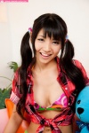 bikini_top blouse cleavage nagai_rina open_clothes swimsuit twintails rating:Safe score:0 user:nil!