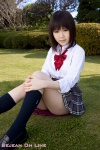 blouse bookbag costume kawamura_yumi kneesocks pleated_skirt school_uniform skirt rating:Safe score:1 user:nil!