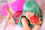 apple aqua_hair bed camisole cosplay hatsune_miku nogu panties romeo_to_cinderella_(vocaloid) vocaloid rating:Safe score:6 user:xkaras