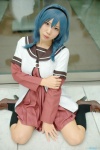 blue_hair cosplay dress furutani_himawari hairband jacket kneesocks pantyhose sheer_legwear twin_braids yae_maiko yellow_eyes yuruyuri rating:Safe score:0 user:pixymisa