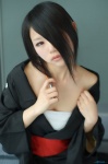 cleavage cosplay kimono kokuchou_mizuyo open_clothes original sarashi rating:Safe score:2 user:nil!