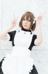 apron bowtie cosplay dress hairband hirasawa_yui k-on! pink_eyes sasa rating:Safe score:0 user:pixymisa
