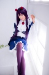 blouse cosplay gokou_ruri hairband mashiro_yuki miniskirt ore_no_imouto_ga_konna_ni_kawaii_wake_ga_nai pantyhose purple_hair purple_legwear shawl skirt rating:Safe score:0 user:nil!