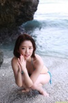 beach bikini cleavage ocean side-tie_bikini swimsuit wet yanagimoto_emi rating:Safe score:0 user:nil!