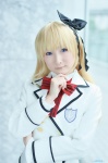 a-nya blazer blonde_hair blouse cosplay hairbow school_uniform tagme_character tagme_series rating:Safe score:0 user:nil!
