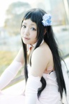 blouse cosplay detached_sleeves flower skirt sword_art_online taisa yui_(sao) rating:Safe score:0 user:pixymisa