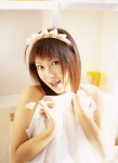 apron blouse dgc_0073 fujimori_mayu hairband open_clothes waitress waitress_uniform rating:Safe score:0 user:nil!