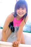 bathroom bathtub dgc_0007 hoshi_kumi one-piece_swimsuit swimsuit wet rating:Safe score:0 user:nil!