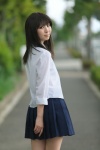 blouse cosplay original pleated_skirt rinami school_uniform skirt rating:Safe score:2 user:nil!