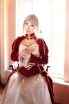 blonde_hair braid cosplay dress fate/series fate/stay_night kamui_arisa red_moon saber rating:Safe score:0 user:nil!