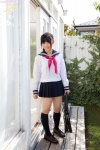 bag izumi_hiyori kneesocks pleated_skirt ponytail sailor_uniform school_uniform shirt shoes skirt rating:Safe score:2 user:zopo