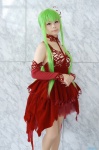 bra cc choker code_geass cosplay detached_sleeves gown green_hair pantyhose suu rating:Safe score:1 user:nil!
