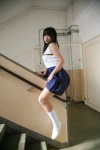 asahina_mikuru cheerleader_uniform chocoball cosplay kneesocks pleated_skirt skirt suzumiya_haruhi_no_yuuutsu tshirt rating:Safe score:3 user:nil!
