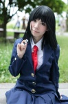 blazer blouse cosplay hayase_ami pleated_skirt saki_(manga) school_uniform skirt tie touyoko_momoko rating:Safe score:0 user:nil!