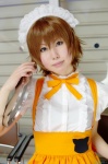 apron blouse code_geass cosplay genderswap hairband hazuki_kasei jumper kururugi_suzaku waitress waitress_uniform rating:Safe score:0 user:nil!