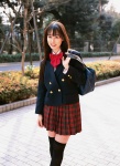 akiyama_rina blazer blouse bookbag costume miniskirt plaid pleated_skirt school_uniform skirt thighhighs tie rating:Safe score:0 user:nil!