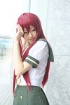 cosplay red_hair sailor_uniform saya school_uniform shakugan_no_shana shana rating:Safe score:0 user:darkgray